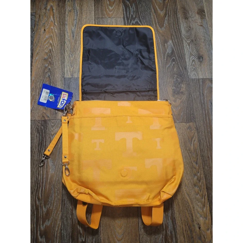 Lilfan Tennessee Volunteers The Coach Messenger Diaper Backpack Orange NWT